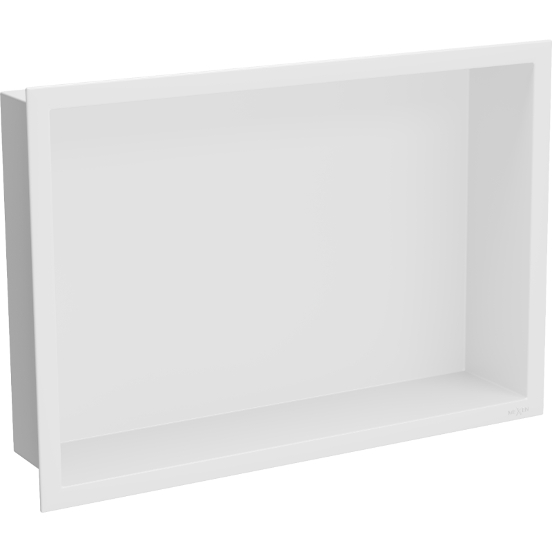 Mexen X-Wall-R recessed shelf with flange 45 x 30 cm, white - 1920453010