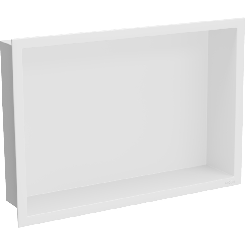 Mexen X-Wall-R shower niche with flange 45 x 30 cm, White - 1920453010