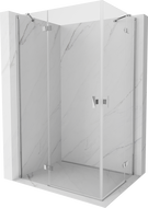 Mexen Mist-H Duo shower enclosure pivot 80 x 70 cm, transparent, chrome - 8A5-080L-070P-01-00