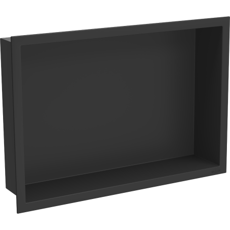 Mexen X-Wall-R recessed shelf with flange 45 x 30 cm, black - 1970453010