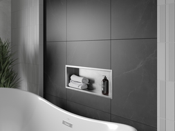 Mexen X-Wall-R shower niche with flange 60 x 20 cm, inox - 1910602010