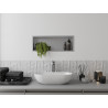 Mexen X-Wall-R recessed shelf with flange 60 x 20 cm, inox - 1910602010