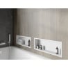 Mexen X-Wall-R recessed shelf with flange 60 x 20 cm, white - 1920602010
