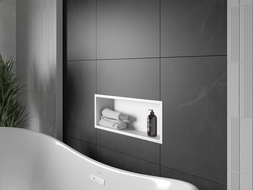 Mexen X-Wall-R shower niche with flange 60 x 20 cm, White - 1920602010