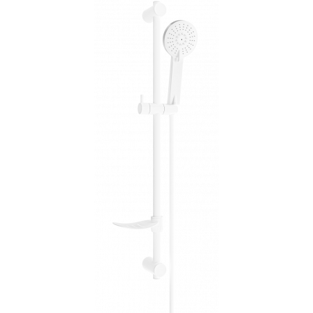 Mexen DF40 sliding shower set, White - 785404582-20