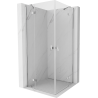 Mexen Mist-H Duo hinged shower cabin 80 x 80 cm, transparent, chrome - 8A5-080L-080P-01-00