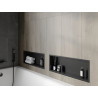 Mexen X-Wall-R recessed shelf with flange 60 x 20 cm, black - 1970602010