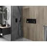 Mexen X-Wall-R recess shelf with flange 60 x 20 cm, black - 1970602010