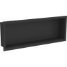 Mexen X-Wall-R recessed shelf with flange 60 x 20 cm, black - 1970602010