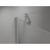 Mexen Mist-H Duo right-hinged shower cabin 75 x 85 cm, transparent, chrome - 8A5-075L-055P-01-00 - 8A5-075L-085P-01-00
