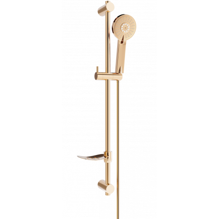 Mexen DF40 sliding shower set, Rose gold - 785404582-60