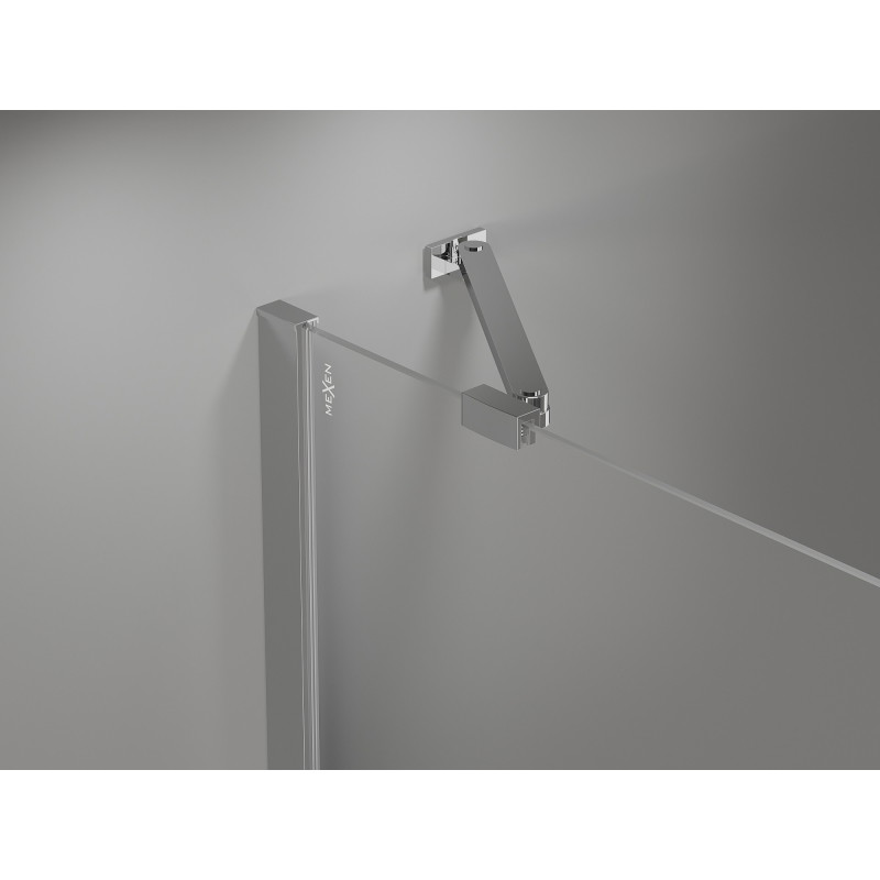 Mexen Mist-H Duo Right Hinged Shower Cabin 70 x 90 cm, Transparent, Chrome - 8A5-070L-090P-01-00