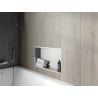 Mexen X-Wall-R recessed shelf with flange 60 x 30 cm, stainless steel - 1910603010