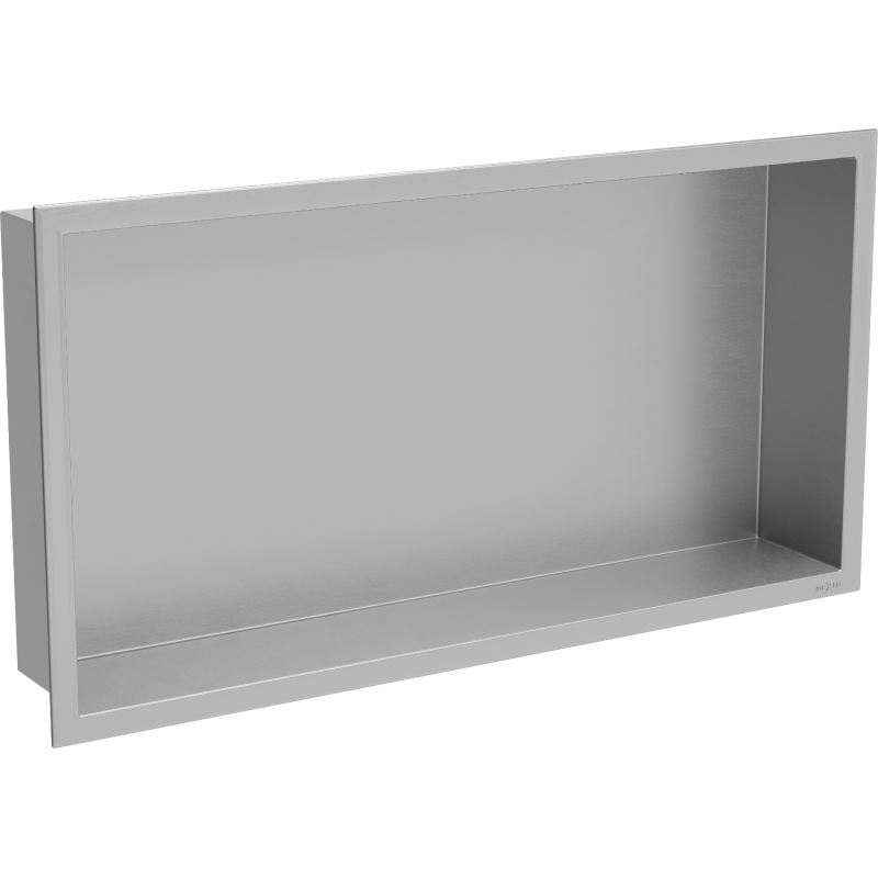 Mexen X-Wall-R recessed shelf with flange 60 x 30 cm, stainless steel - 1910603010