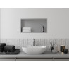 Mexen X-Wall-R niche shelf with flange 60 x 30 cm, inox - 1910603010