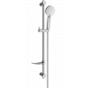 Mexen DF40 sliding shower set, brushed gun gray - 785404582-66
