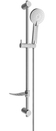 Mexen DF40 sliding shower set, brushed gun gray - 785404582-66