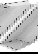 Mexen Mist-H T shower cabin hinged left 90 x 120 cm, transparent, black - 8A5T-090-120-70-00-L