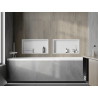 Mexen X-Wall-R niche shelf with collar 60 x 30 cm, white - 1920603010
