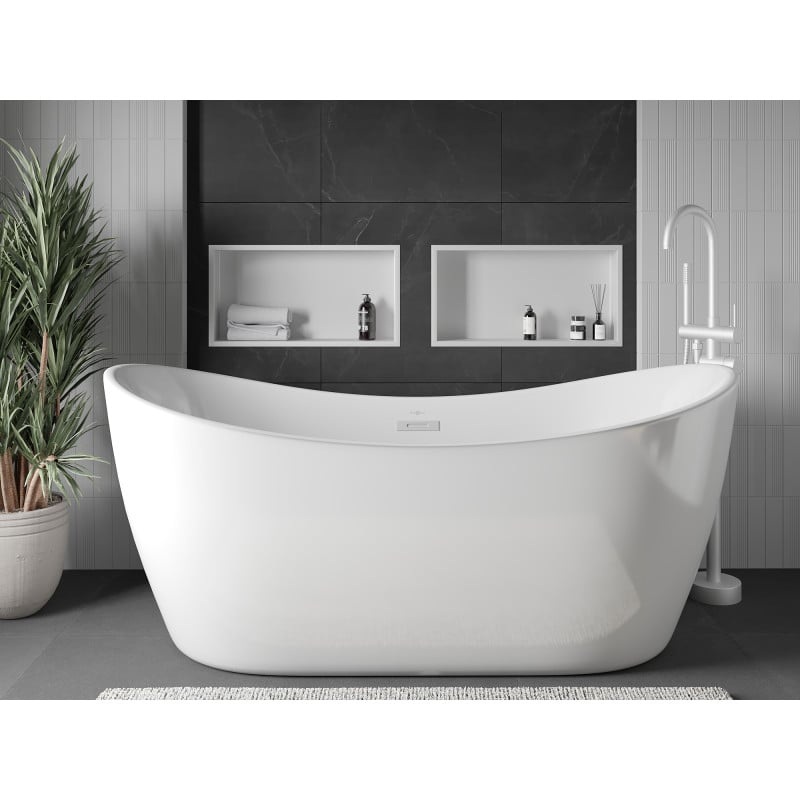 Mexen X-Wall-R recessed shelf with flange 60 x 30 cm, white - 1920603010