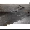 Mexen Lunar-B shower enclosure hinged left 95 x 90 cm, transparent, brushed gun gray - 832-095-090-66-00-L
