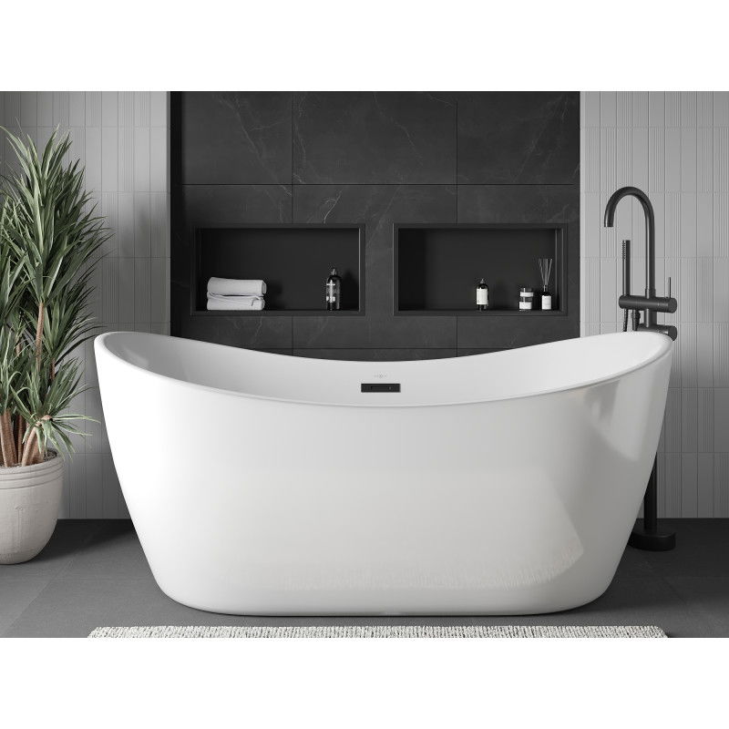 Mexen X-Wall-R niche shelf with flange 60 x 30 cm, black - 1970603010