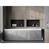 Mexen X-Wall-R recessed shelf with flange 60 x 30 cm, black - 1970603010