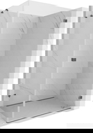 Mexen Lunar-B right-hinged shower cabin 95 x 70 cm, transparent, brushed gun gray - 832-095-070-66-00-P