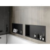 Mexen X-Wall-R recessed shelf with flange 60 x 30 cm, black - 1970603010