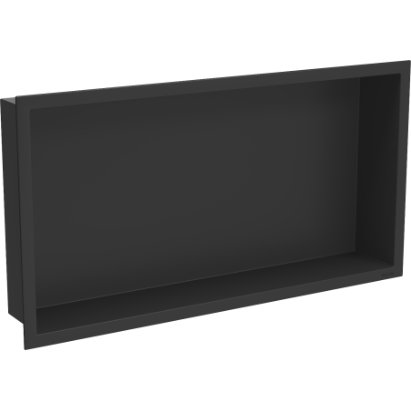Mexen X-Wall-R recessed shelf with flange 60 x 30 cm, black - 1970603010