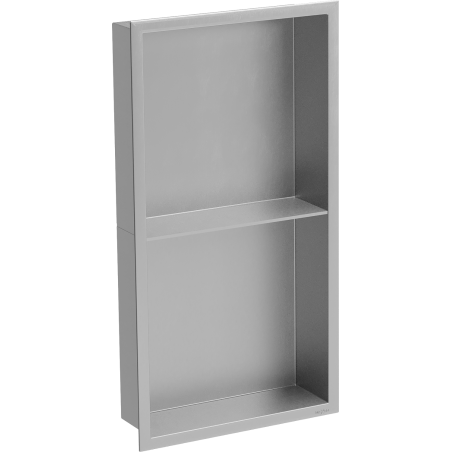 Mexen X-Wall-R recessed shelf with flange and shelf 60 x 30 cm, inox - 1910603010S