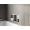 Mexen X-Wall-R shower niche with flange and shelf 60 x 30 cm, inox - 1910603010S