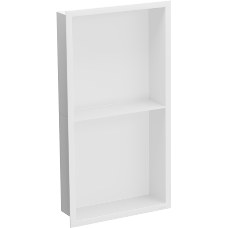 Mexen X-Wall-R shower niche with flange and shelf 60 x 30 cm, White - 1920603010S
