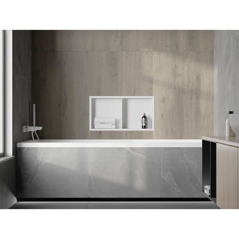 Mexen X-Wall-R niche shelf with flange and shelf 60 x 30 cm, white - 1920603010S