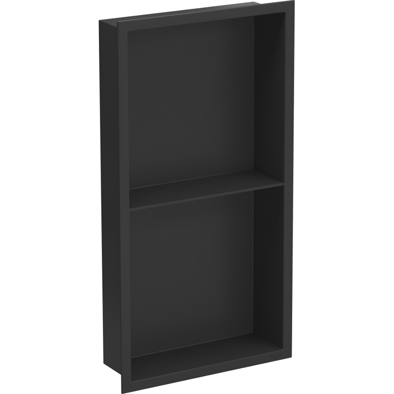 Mexen X-Wall-R recessed shelf with flange and shelf 60 x 30 cm, black - 1970603010S