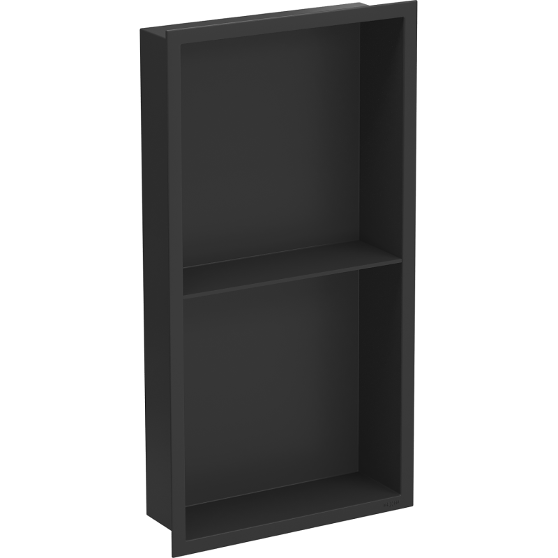 Mexen X-Wall-R shower niche with flange and shelf 60 x 30 cm, Black - 1970603010S