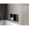 Mexen X-Wall-R recessed shelf with flange and shelf 60 x 30 cm, black - 1970603010S