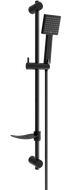 Mexen DF45 sliding shower set, Black - 785454582-70