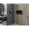 Mexen X-Wall-R recessed shelf with flange and shelf 60 x 30 cm, black - 1970603010S