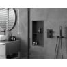 Mexen X-Wall-R recessed shelf with flange and shelf 60 x 30 cm, black - 1970603010S