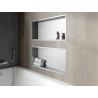 Mexen X-Wall-R niche shelf with flange 75 x 30 cm, inox - 1910753010