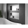 Mexen X-Wall-R niche shelf with flange 75 x 30 cm, inox - 1910753010