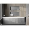 Mexen X-Wall-R Recessed Shelf with Flange 75 x 30 cm, Inox - 1910753010