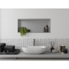 Mexen X-Wall-R niche shelf with flange 75 x 30 cm, inox - 1910753010