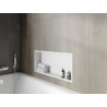 Mexen X-Wall-R niche shelf with flange 75 x 30 cm, white - 1920753010