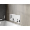 Mexen X-Wall-R recessed shelf with flange 75 x 30 cm, white - 1920753010