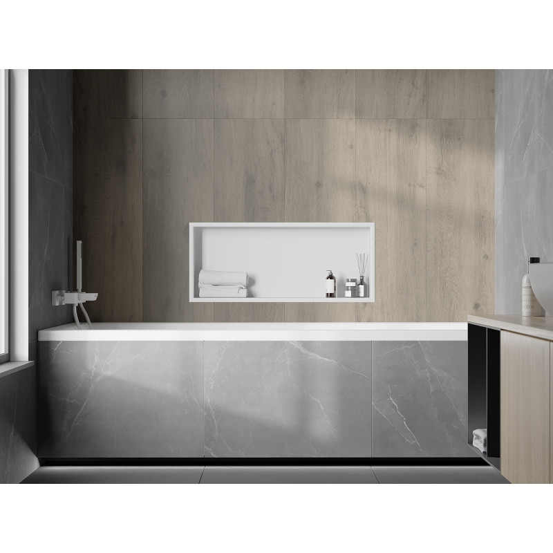 Mexen X-Wall-R niche shelf with flange 75 x 30 cm, white - 1920753010