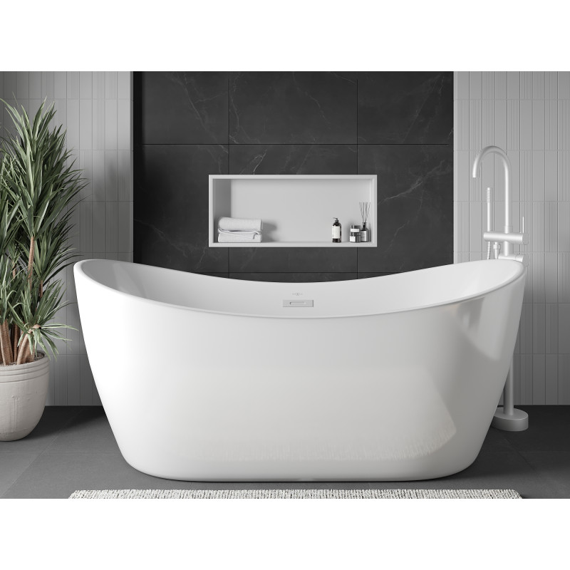 Mexen X-Wall-R niche shelf with flange 75 x 30 cm, white - 1920753010