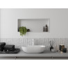 Mexen X-Wall-R niche shelf with flange 75 x 30 cm, white - 1920753010