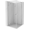Mexen Mist-H L Duo pivot shower enclosure 70 x 70 cm, transparent, chrome - 8A5L-070L-070P-01-00